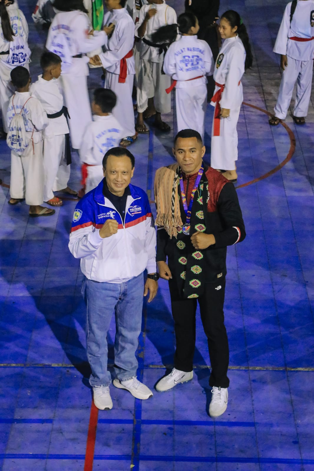 Sambut Pesilat Belu Peraih Medali Perak Ajang Sea Games, Bupati Agus Taolin Beri Apresiasi