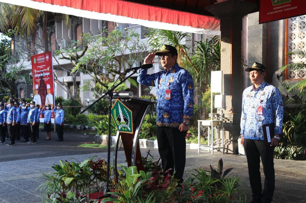 Peringati Hari Kesadaran Nasional, Bupati Tabanan : “Tebalkan Komitmen Rasa Cinta Tanah Air”