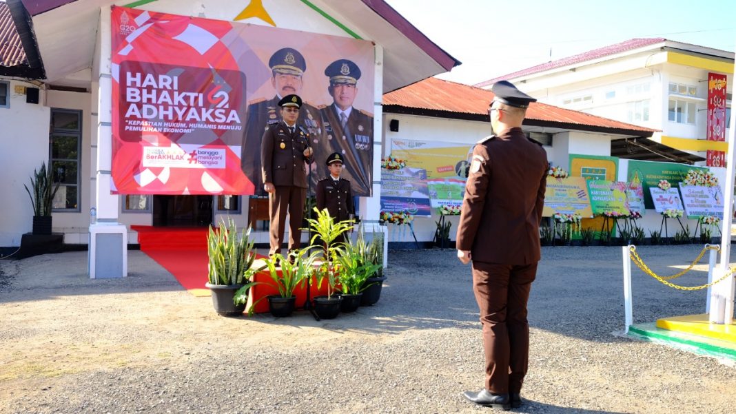 Kejaksaan Negeri Belu Gelar Upacara Peringatan Hari Bhakti Adhyaksa 2022. Ini Himbauan Kajari!
