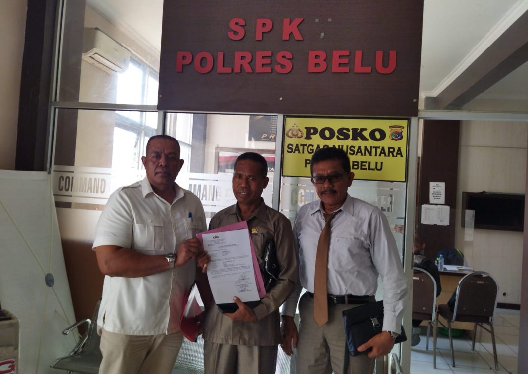 Diduga Sebarkan Pesan WhatsApp Grup DPRD Belu, NA Dilaporkan Ke Polres Belu