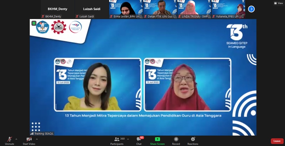 Pembukaan Klub Literasi Sekolah dan Peluncuran Buku SKP BIPA Tandai Ultah SEAQIL ke-13