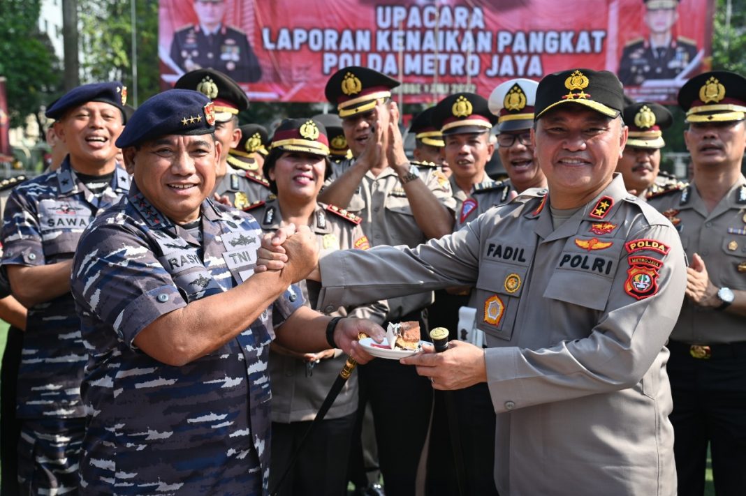 Datangi Kapolda Metro Jaya, Ini yang Dilakukan Pangkoarmada RI Laksamana Madya TNI Abdul Rasyid K