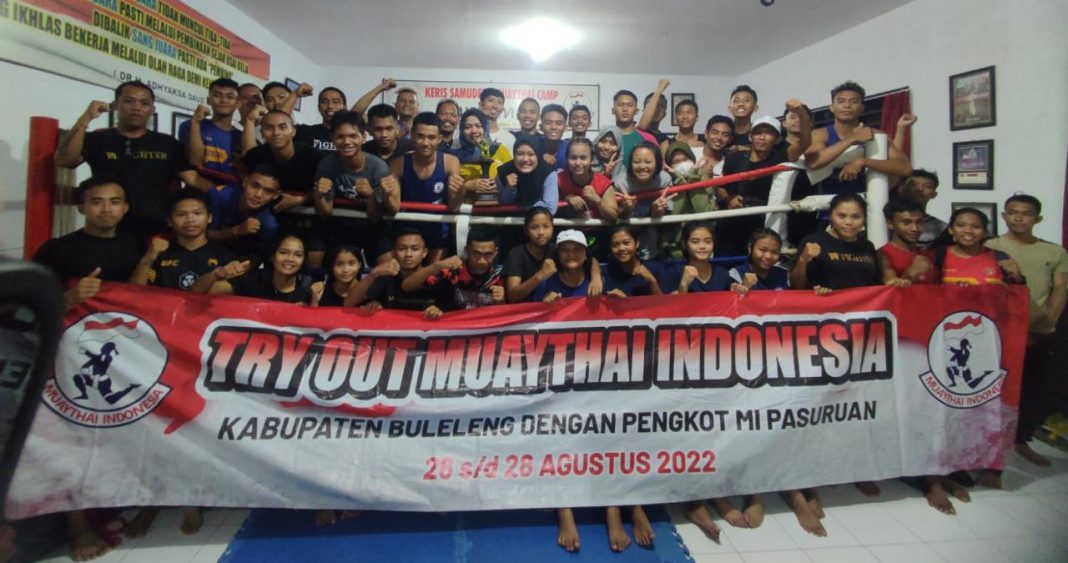 Belasan ATlet Muaythai Buleleng Latih Tanding di Kota Pasuruan