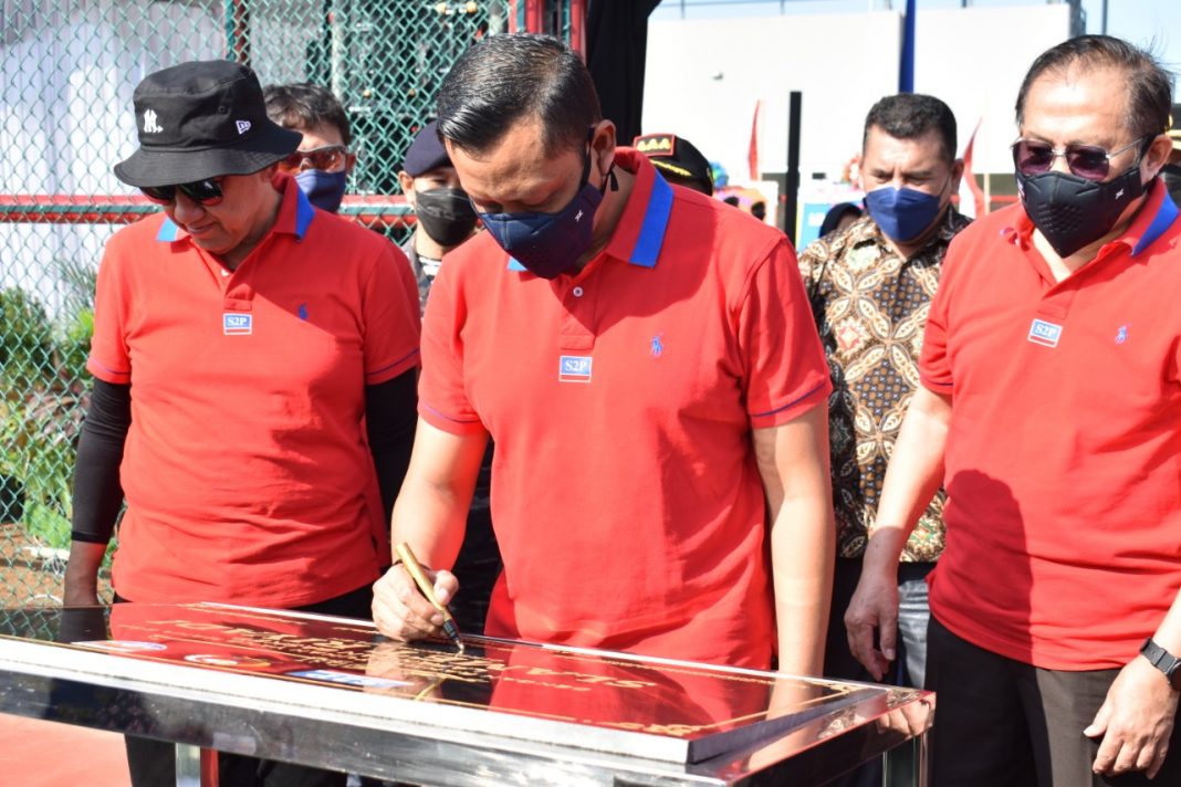 Danrem 071/Wijayakusuma Resmikan Lapangan Basket Slamet Riyadi