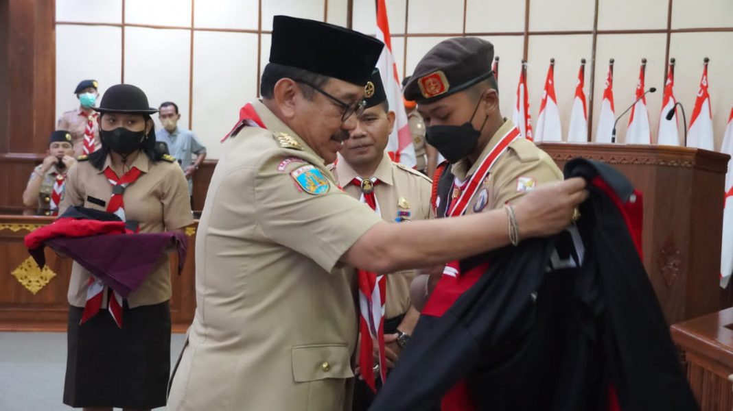 Wagub Cok Ace Lepas Kontingen Jamnas Kwarda Bali