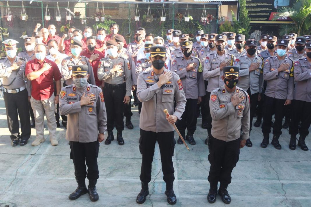 Kapolres Buleleng Tekankan Kepada Personel Polsek Singaraja Bekerjalah Sesuai Tupoksi