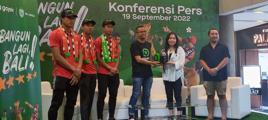 Dihadiri Ketiga Pemain Bintangnya, Bali United Bersama Gojek Seruhkan Tagline ‘Bangun Lagi Bali’