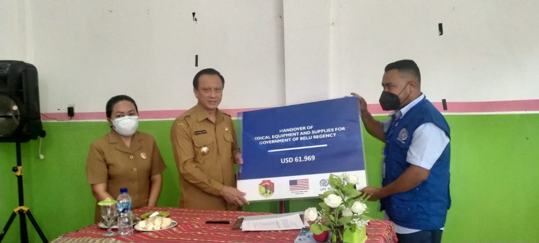 Pemkab Belu Dapat Bantuan Alkes Dari IOM, Bupati Agus Taolin Ucapkan Terimakasih