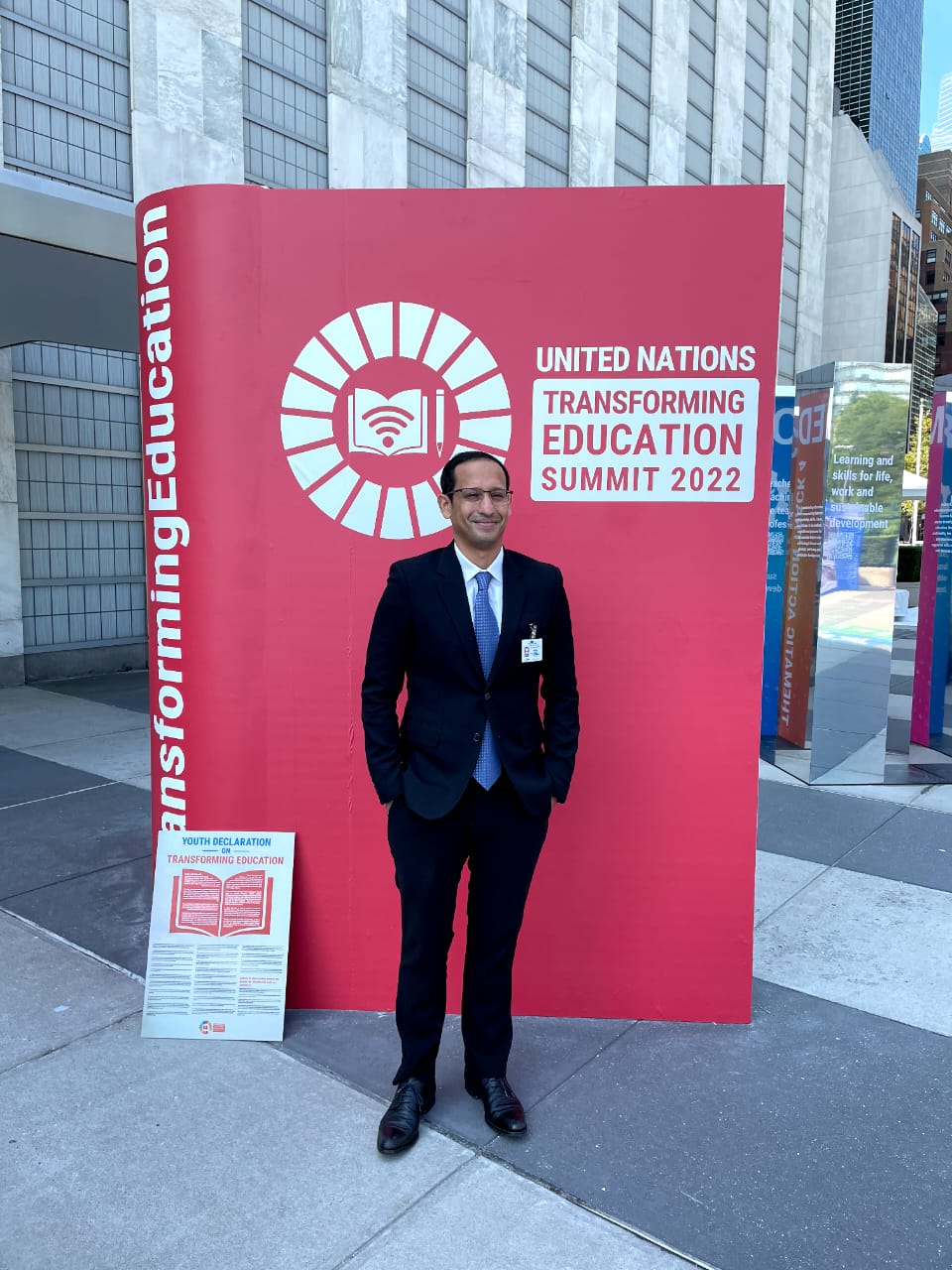 Mendikbudristek Bicara Teknologi dalam Pendidikan di Markas Besar PBB