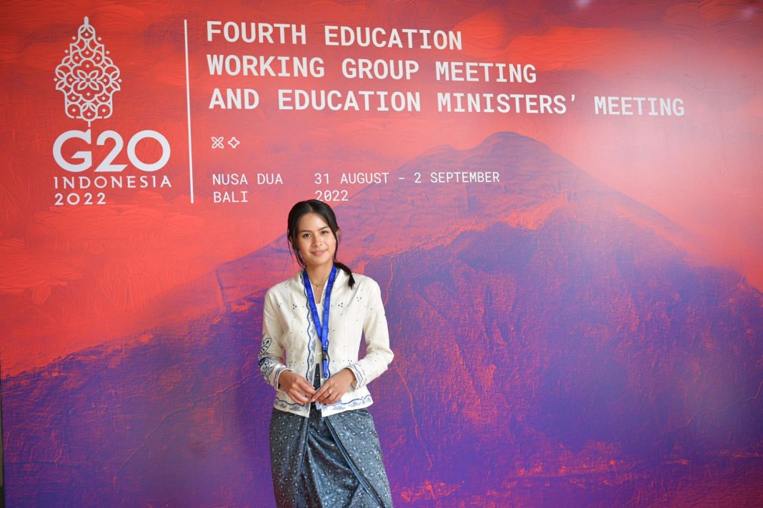 Jubir G20 Maudy Ayunda Hadir dalam Pertemuan Keempat Education Working Group G20 di Bali