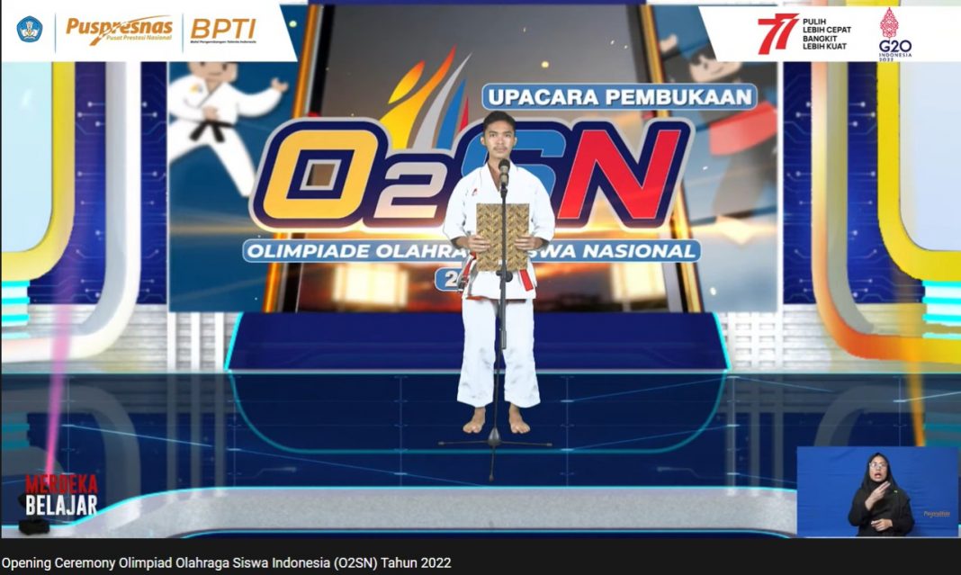 O2SN 2022 Jadi Kesempatan Ajang Pembuktian Prestasi Olahraga Siswa Tingkat Nasional