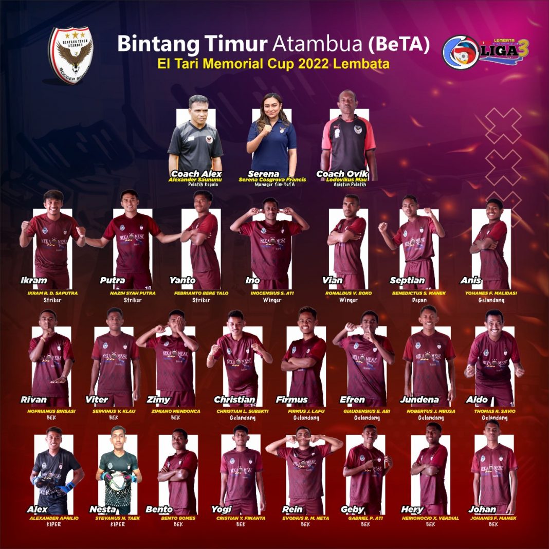 Siapkan Skuad Terbaik, Bintang Timur Atambua Siap Buat Kejutan Di ETMC Lembata