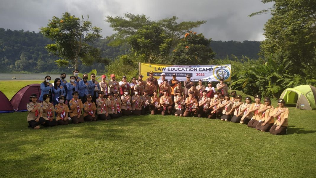 Libatkan Pramuka, Kejaksaan Buleleng Gelar Law Education Camp