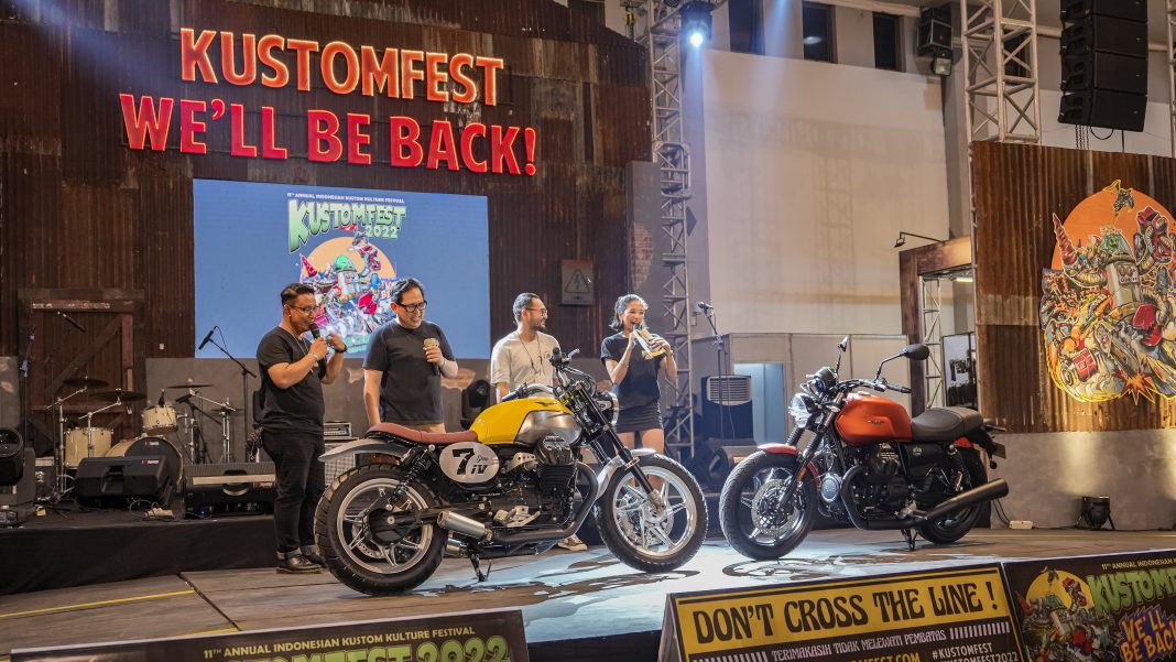 Gearhead Monkey Garage Tampilkan Moto Guzzi Hasil Kustomisasi di Kustomfest 2022