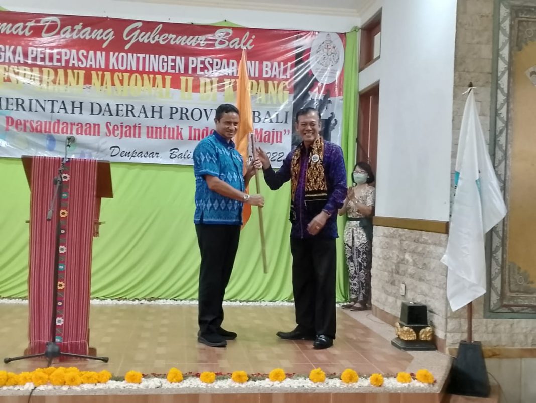 Lepas Kontingen Pesparani Bali, Gubernur Bali Sumbang Dana Rp 250 Juta