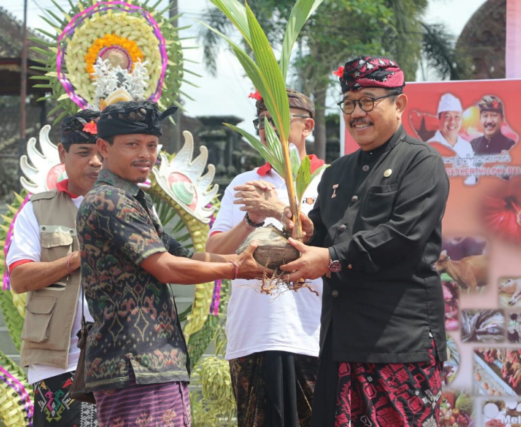 Hadiri Peringatan HPS di Bangli, Wagub Cok Ace Ingatkan Pentingnya Ketahanan Pangan