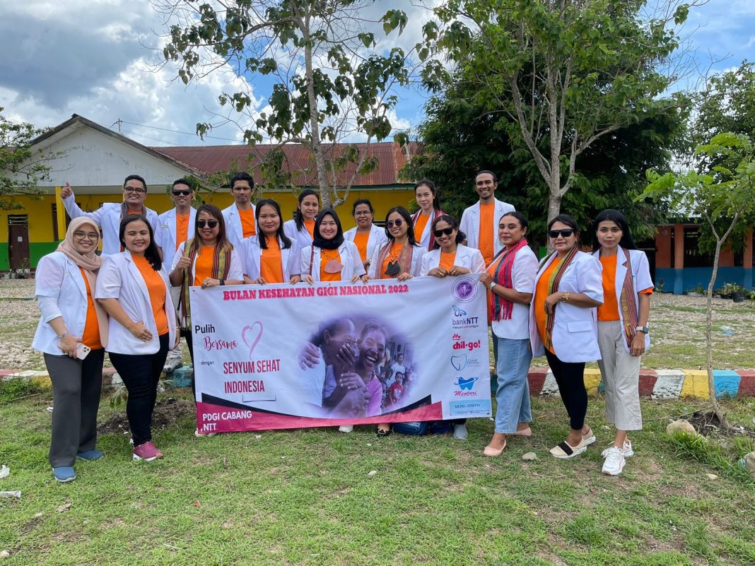 Peringati Hari Kesehatan Gigi Dan Mulut Nasional, PDGI NTT Giat Bagi Anak Di Belu Batas RI-RDTL