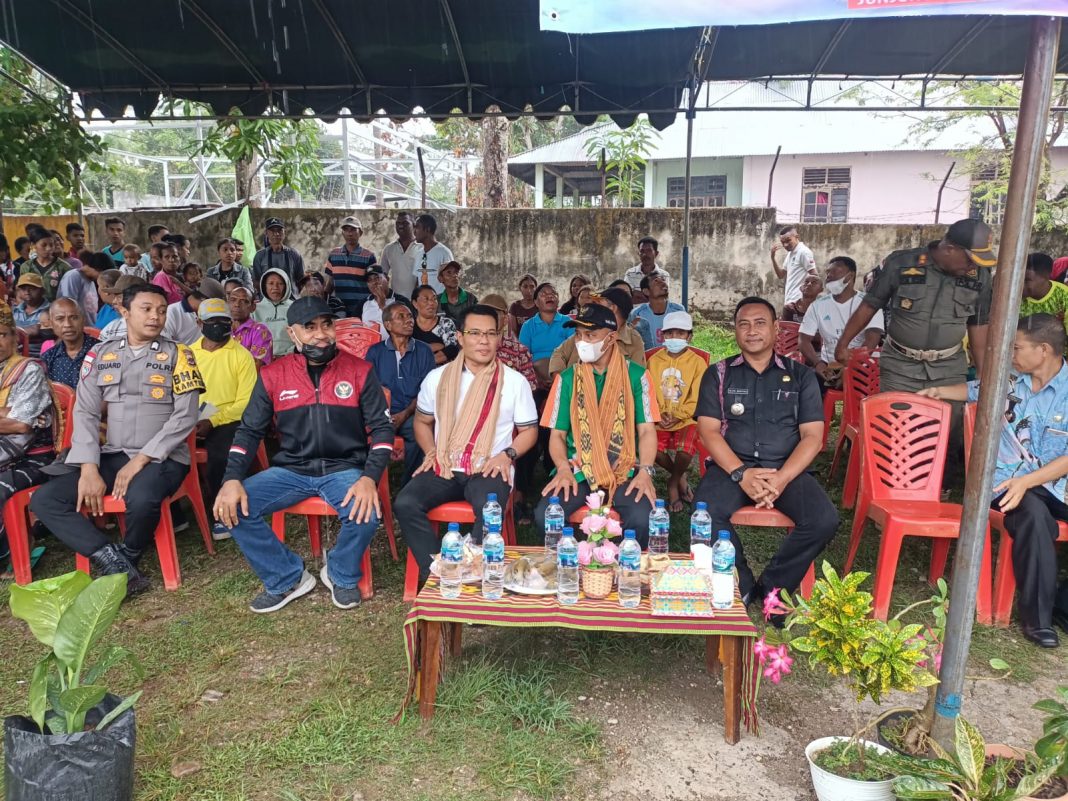 Buka Turnamen Bola Voli Kelurahan Fatubenao, Wabup Belu Pesan Jaga Sportivitas, Keamanan Dan Ketertiban