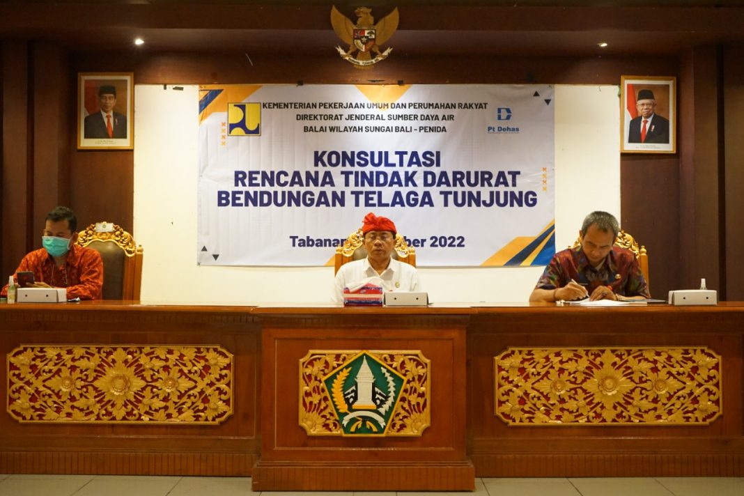 Sigap Bencana, Pemkab Tabanan Tandatangani Persetujuan RTD Bendungan Telaga Tunjung