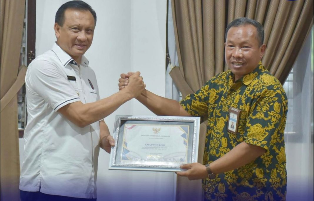 Dibawah Kepemimpinan AT-AHS, Pemkab Belu Terima Lagi Piagam Penghargaan Dari Kemenkeu RI