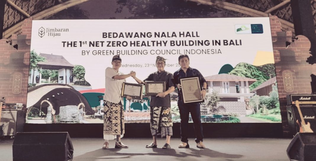 Kawasan Jimbawana Jimbaran Hijau, Raih Greenship Neighborhood Platinum & Net-Zero Healthy Building untuk Bedawang Nala Hall dari GBCI