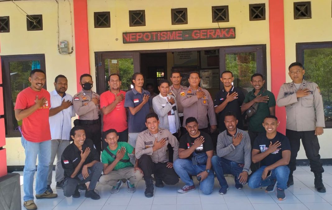 Optimalkan Pendekatan Ke Masyarakat, Polsek Lasiolat Terus Menjaga Kamtibmas