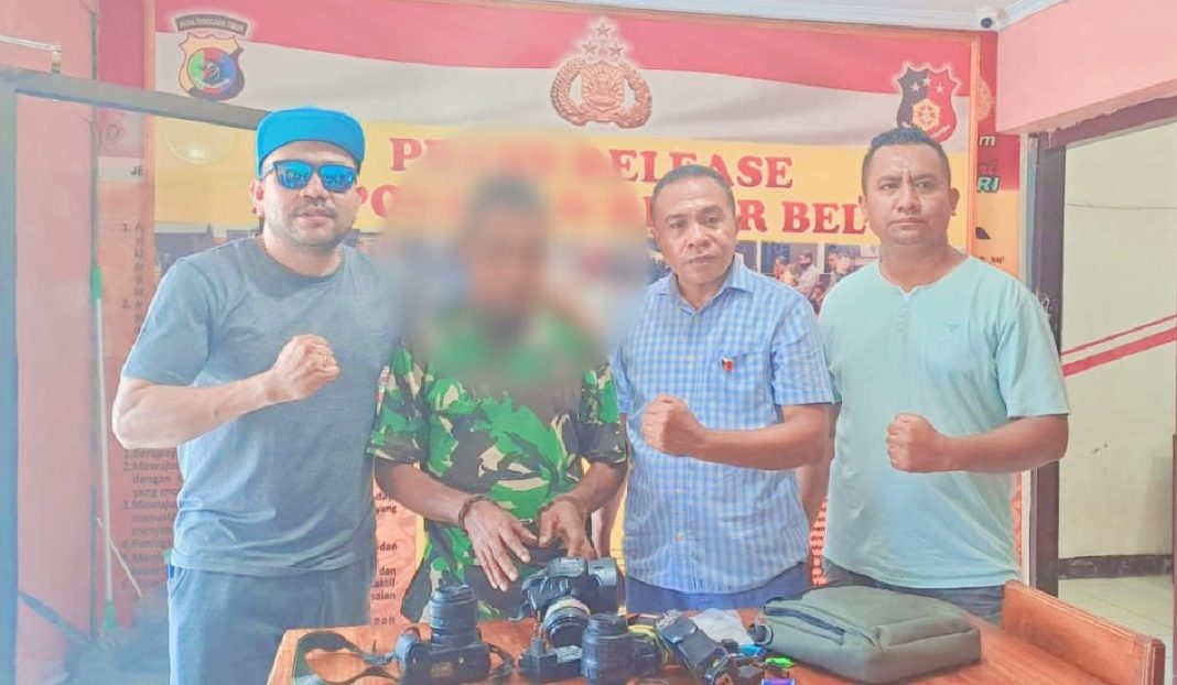 Usai Tangkap Pelaku, Polres Belu Berhasil Amankan Kamera dan Handphone