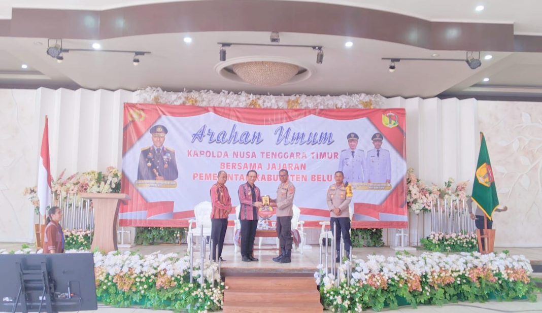 Kapolda NTT Beri Arahan di Batas RI-RDTL, Bupati Agus Taolin Sampaikan Apresiasi Kinerja Kepolisian Bagi Masyarakat Belu