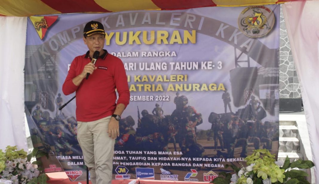 Kompi Kavaleri KKA Rayakan HUT ke-3 di Batas RI-RDTL, Bupati Belu Minta TNI Terus Bersama Rakyat