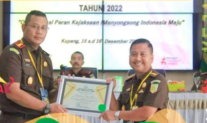 Kejaksaan Negeri Belu Raih 3 Penghargaan Tingkat Kejati NTT Tahun 2022