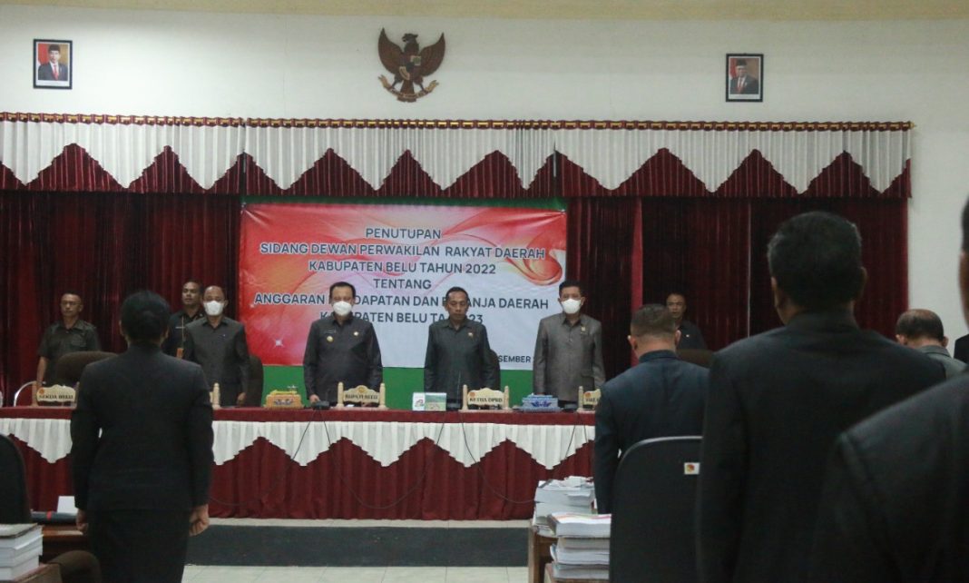 APBD Belu TA 2023 Ditetapkan, Bupati Agus Taolin : Mohon Maaf dan Terimakasih Atas Kritik Saran Yang Membangun