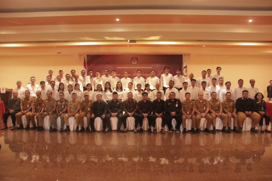 45 PPK Dilantik Sukseskan Pelaksanaan Pemilu di Buleleng