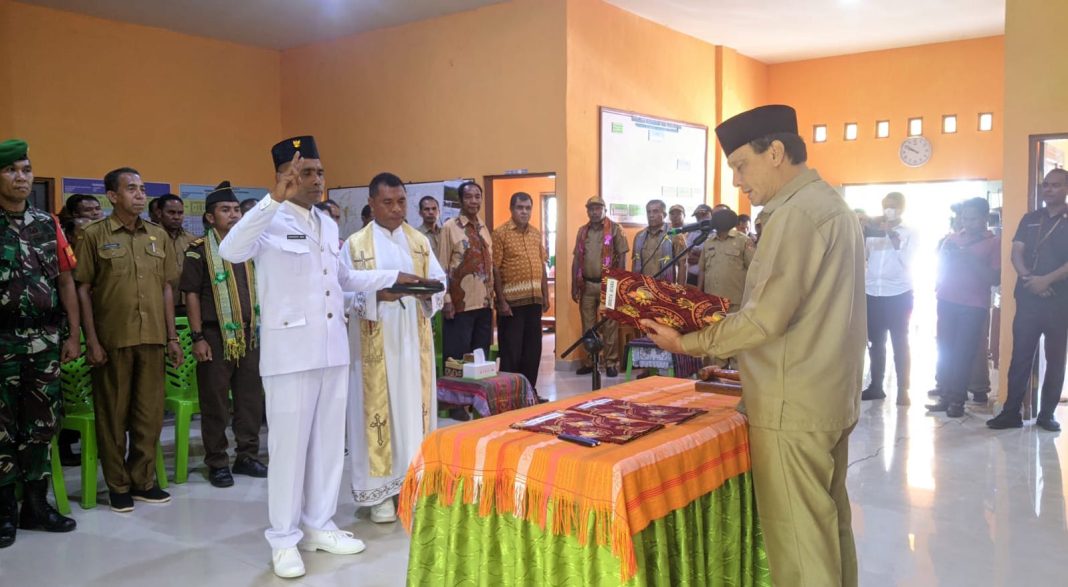 Menang Gugatan di Mahkamah Agung RI Hingga Pilkades Ulang, Ignasius Bau Akhirnya Dilantik Jadi Kades Leowalu