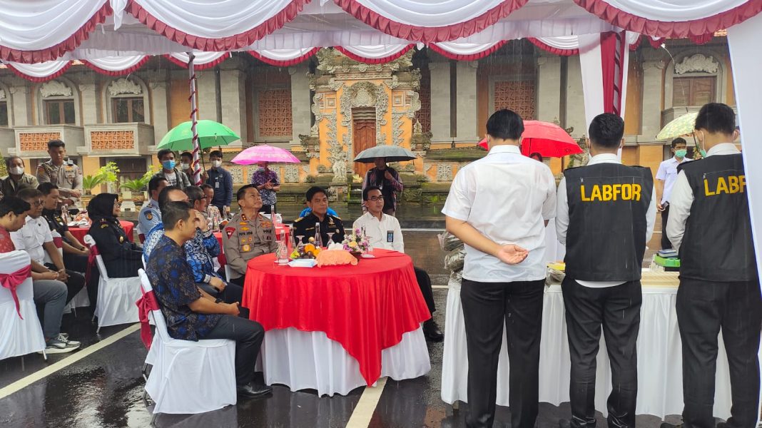 Polda Bali Musnahkan Narkoba Senilai Rp 10 Miliar Tangkapan Januari 2023