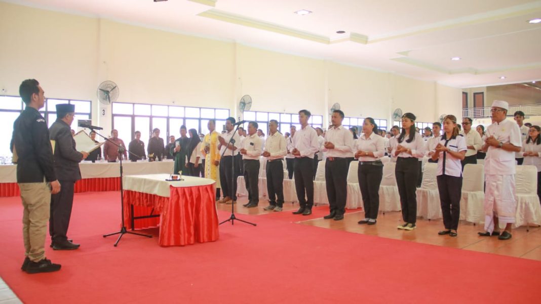 Ancang-ancang Pemilu 2024, KPU Buleleng Lantik 444 Orang PPS