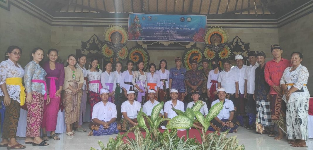 Peringati Bulan Bahasa Bali Kelima, Desa Adat Alap Sari Jinengdalem Gelar Lomba Widya Tarka