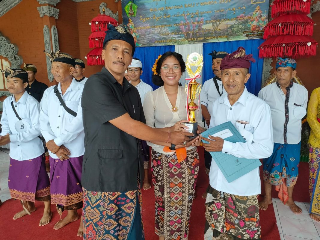 Bulan Bahasa Bali Dilaksanakan Secara Menyeluruh Hingga Tingkat Desa