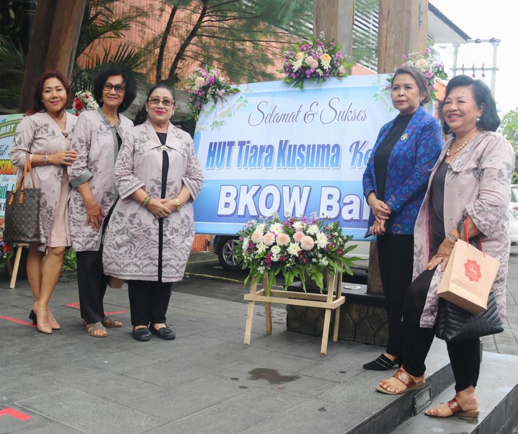 Hadiri Hari Ulang Tahun Tiara Kusuma ke 43, Ini Pesan Ketua Umum BKOW Provinsi Bali!
