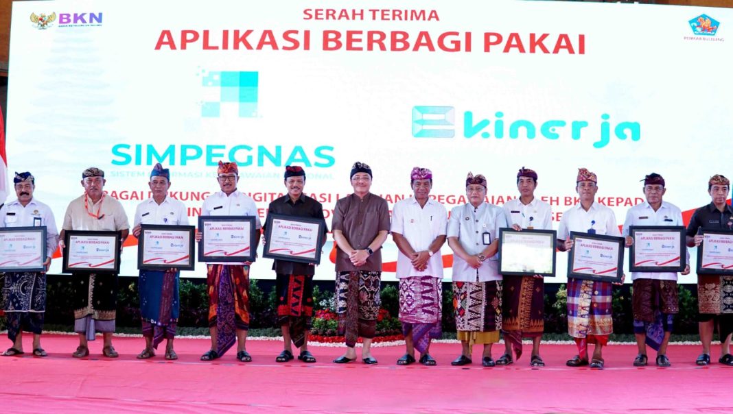Buleleng “Pure” Digitalisasi Layanan Kepegawaian, Plt. BKN RI Bima Haria Beri Apresiasi