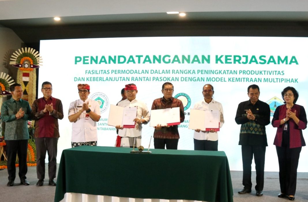 Dukung Program KUR, Bupati Sanjaya Berharap Potensi Pertanian Tabanan Makin Berkembang Pesat