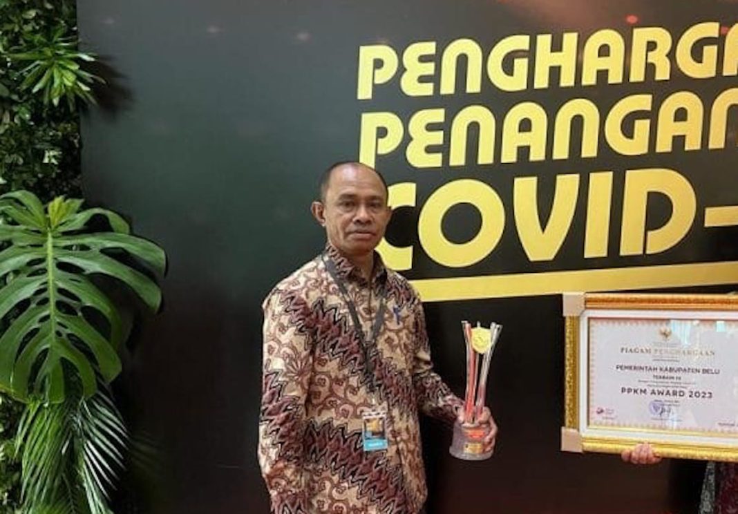 Kategori Berkinerja Baik Tangani Pandemi Covid-19, Kabupaten Belu Terima Penghargaan PPKM Award 2023 dari Presiden RI