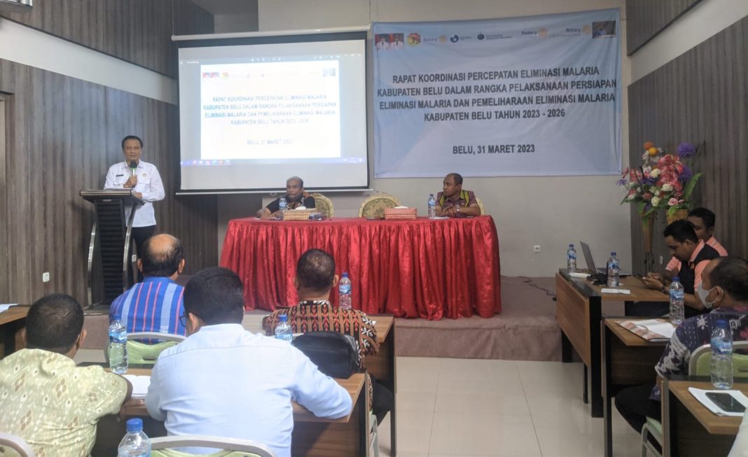 Pemerintah Terus Gencar Lakukan Percepatan Eliminasi Malaria, Bupati Belu Beri Apresiasi dan Minta Pertahankan Status Zero Case