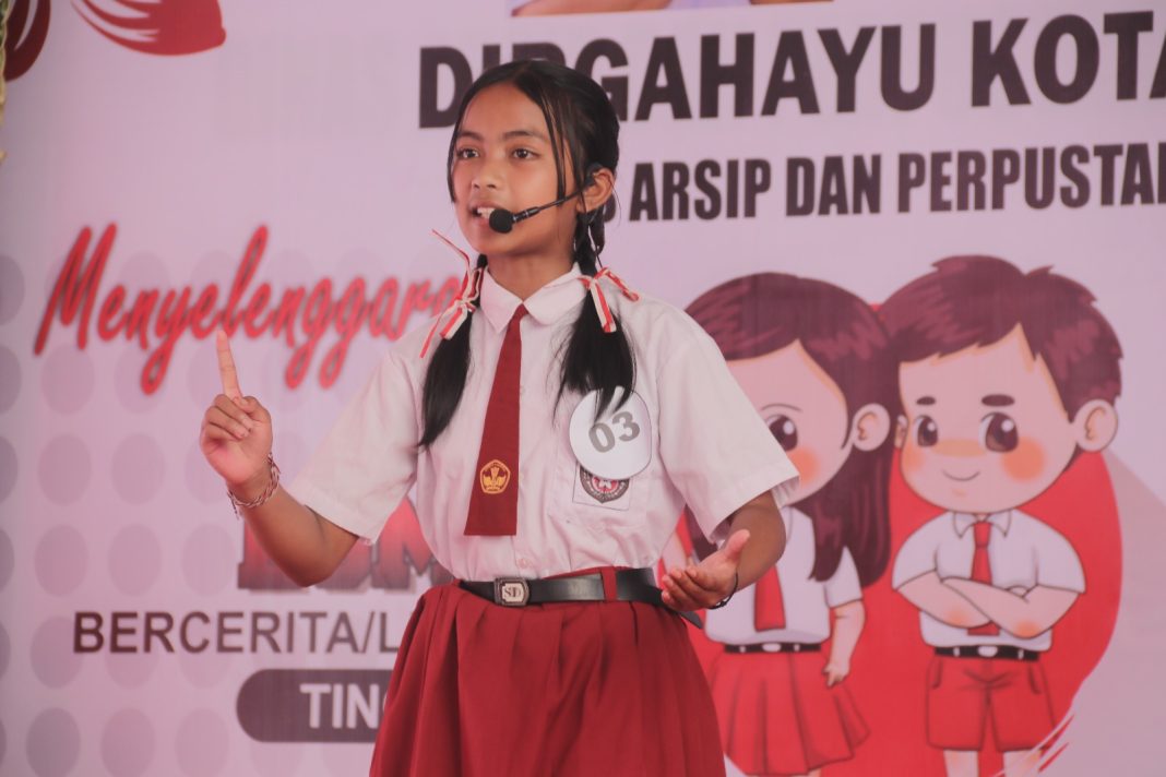 Kembangkan Kegemaran Membaca, Puluhan Anak SD dan SMP Ikuti Lomba Bercerita dan Sinopsis