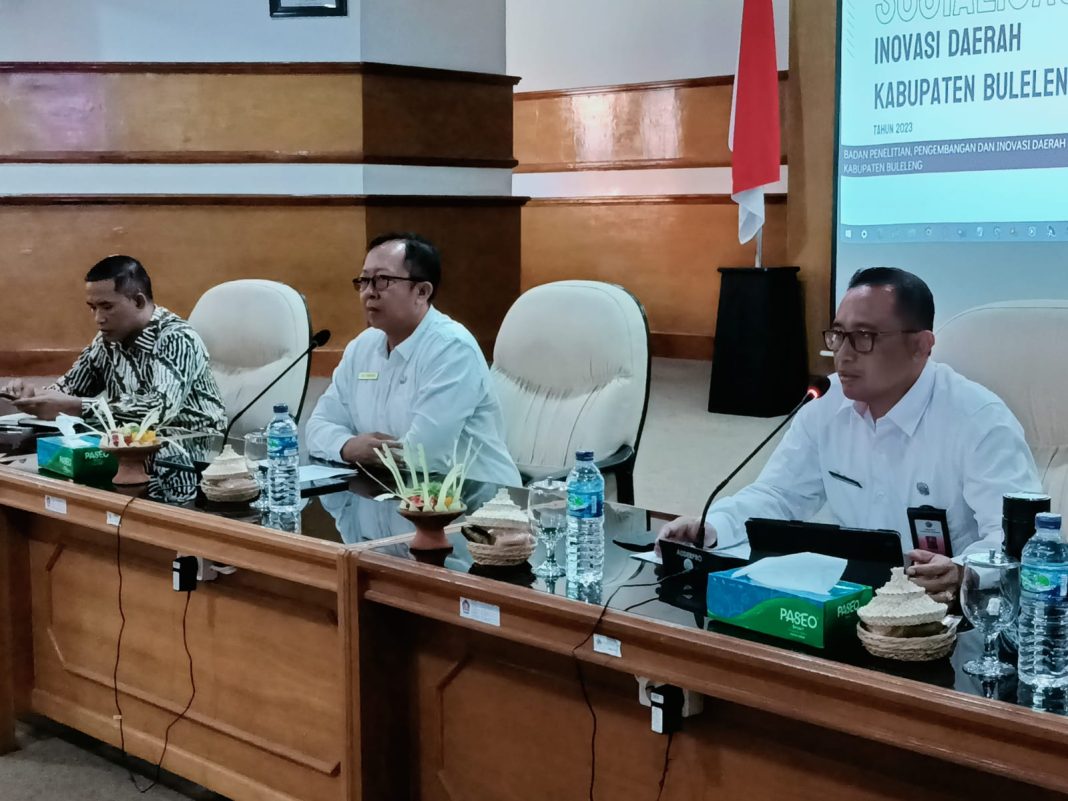 Targetkan One OPD One Inovation, Balitbang Buleleng Gelar Sosialisasi