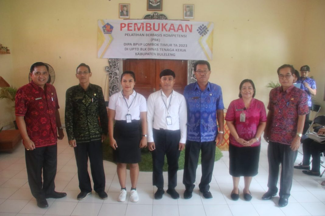 122 Peserta Ikuti Kegiatan Pelatihan Berbasis Kompetensi dari Disnaker Buleleng