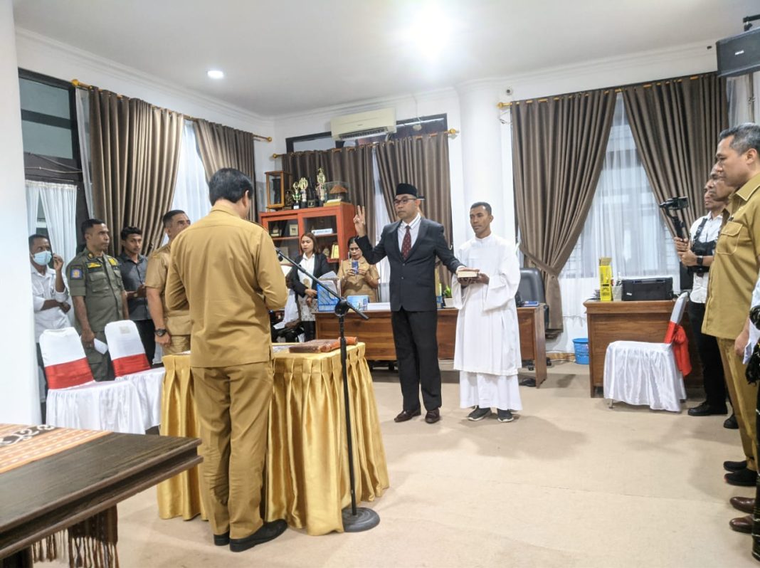 Lolos Seleksi Terbuka, Ventce Abanit Dilantik Sebagai Direktur Perumda Belu Bhakti