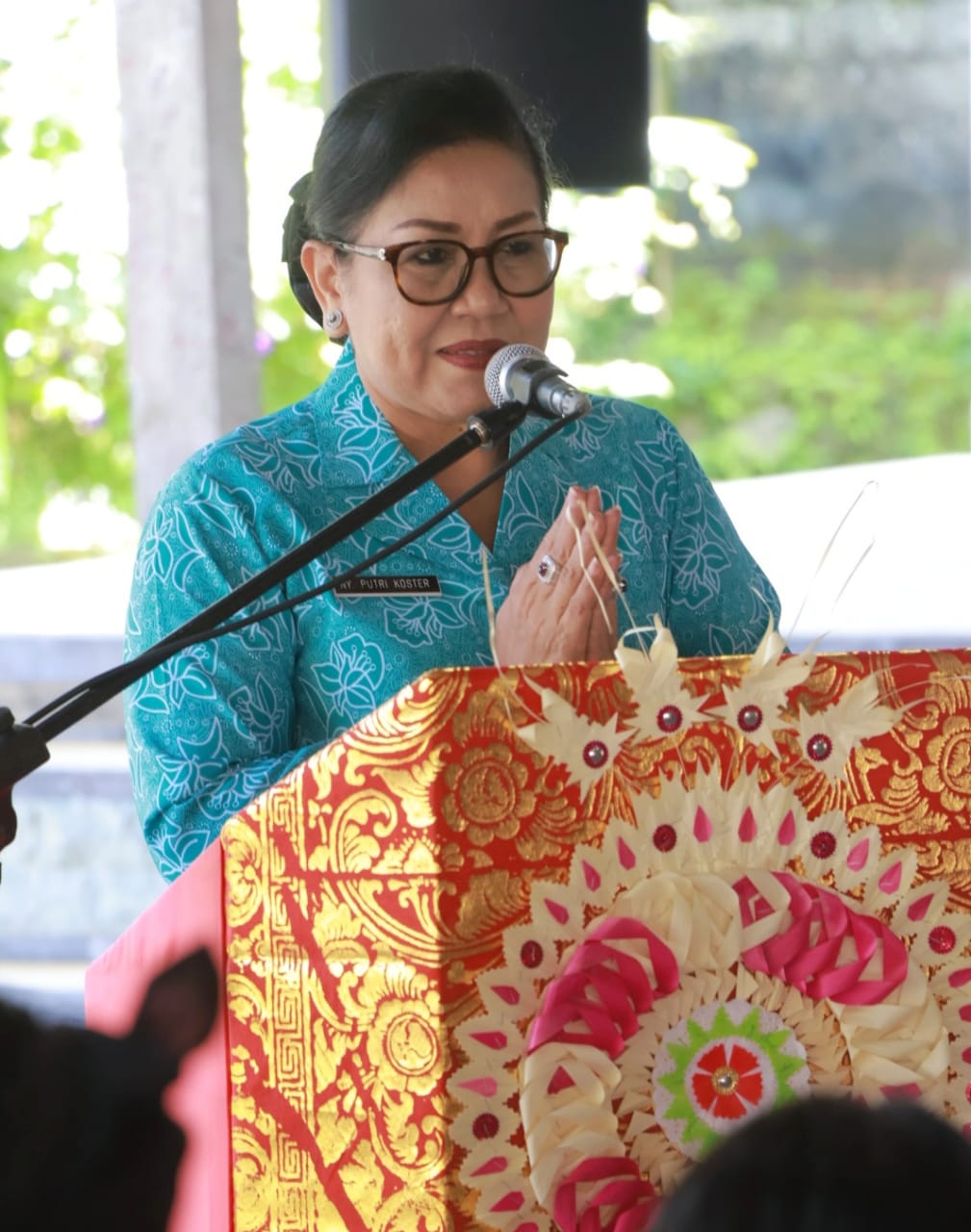 Ketua TP PKK Provinsi Bali Sosialisasikan Cegah Penyakit dengan Perilaku Hidup Bersih dan Sehat