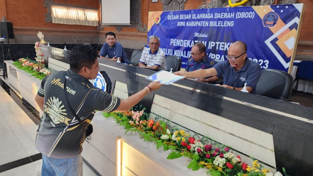 KONI Buleleng Susun Desain Besar Olahraga Daerah Breakdown Program Olahraga Nasional