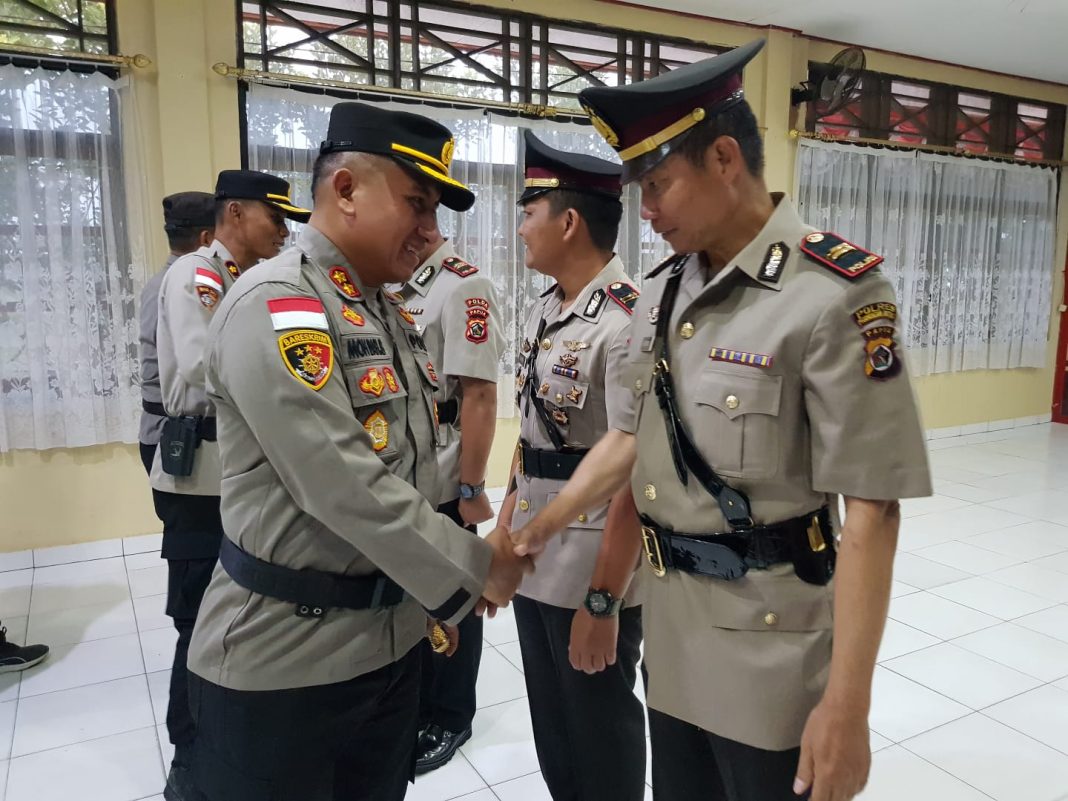 Kapolres Dafi Bastomi Pimpin Serah Terima dan Pengukuhan Jabatan Pejabat Utama Polres Pegunungan Bintang