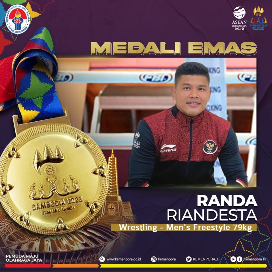 Pegulat Sumbar Sumbang Emas Sea Games untuk Merah-Putih